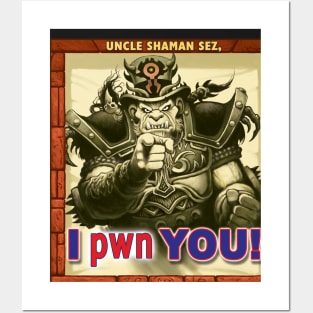 I pwn YOU! - Orc Dude Style Posters and Art